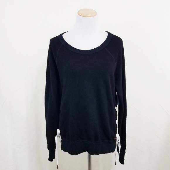 n:Philanthropy Felix lace-up sweatshirt black sm - Picture 2 of 7